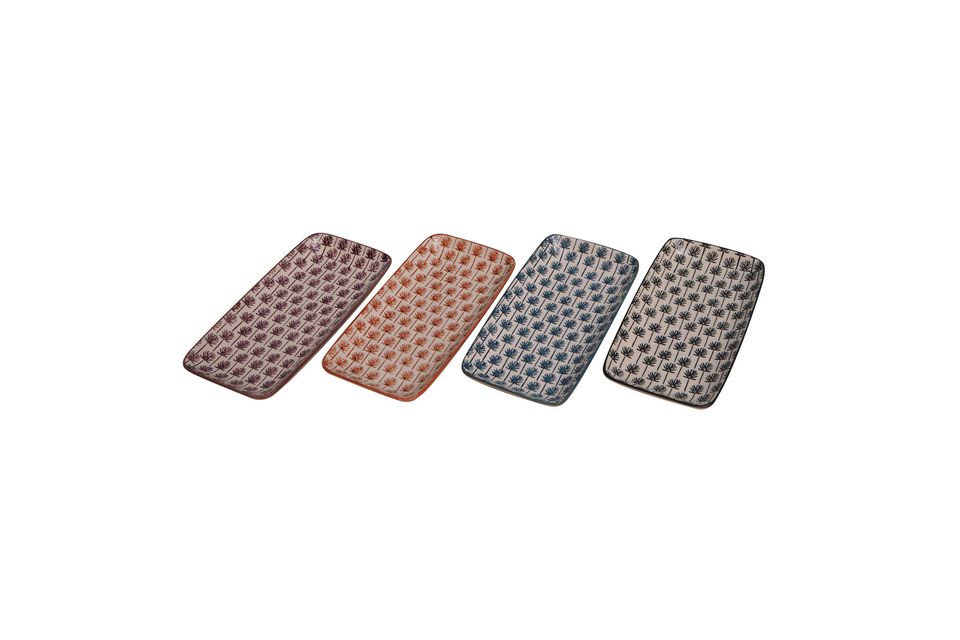 4 pequeños platos de cerámica Flabella - 4