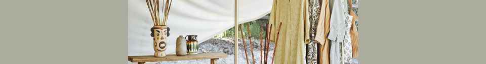 Descriptivo Materiales  Alfombra de algodón blanco Losange
