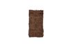 Miniatura Alfombra de cuero marrón Serah 3