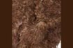 Miniatura Alfombra de cuero marrón Serah 7