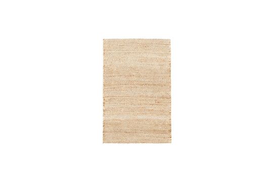 Alfombra de tela beige Mara Clipped