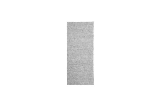 Alfombra de tela gris Mara Clipped