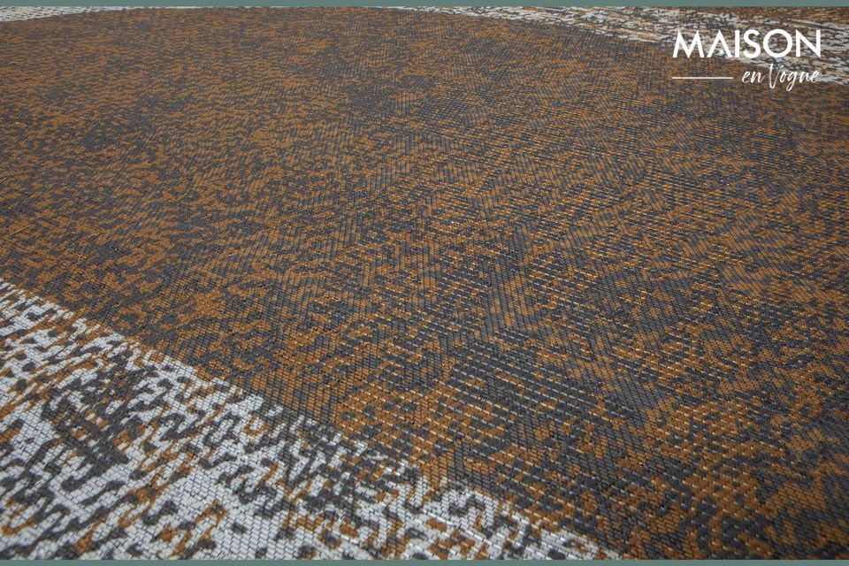 La alfombra Cira de la colección de la marca holandesa WOOD Exclusive es una cálida alfombra con