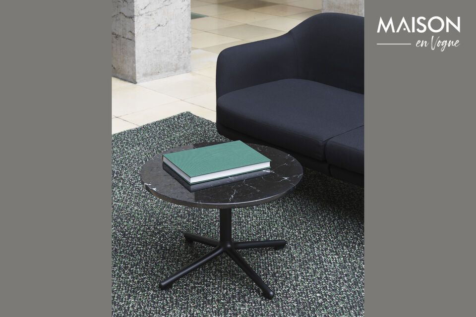 Alfombra Polli, terciopelo gris oscuro, cómoda y duradera