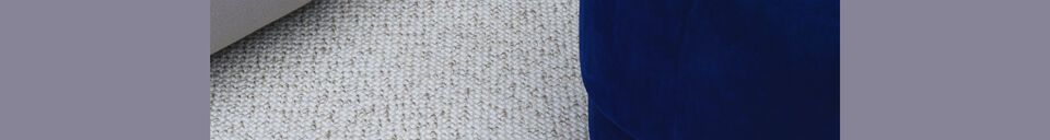 Descriptivo Materiales  Alfombra de terciopelo moteado100x200 Polli
