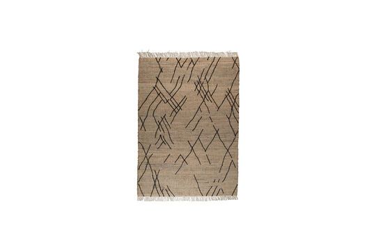 Alfombra de yute beige 170x240 cm Ishank