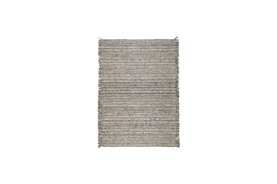 Alfombra Frills 170X240 gris-azul Zuiver