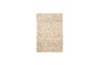 Miniatura Alfombra grande de tela beige Mara Clipped