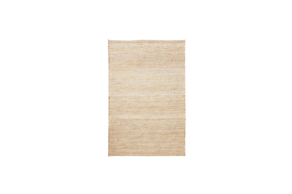 Alfombra grande de tela beige Mara House Doctor