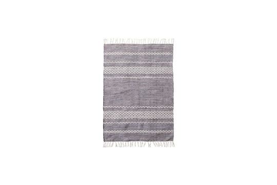 Alfombra poliéster gris 130x85 cm Ciero