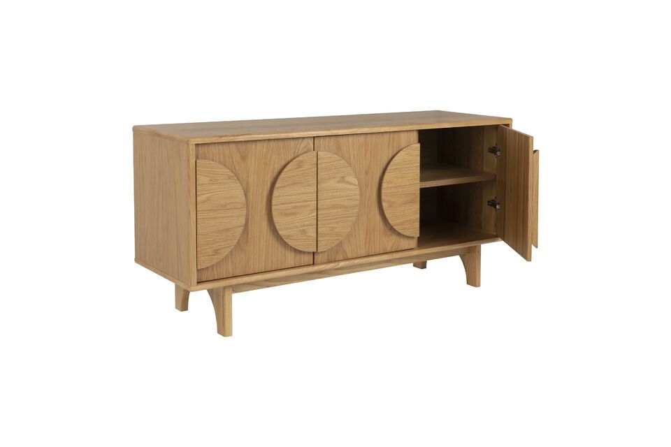 Aparador de madera beige Groove - 1