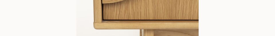 Descriptivo Materiales  Aparador de madera beige Groove