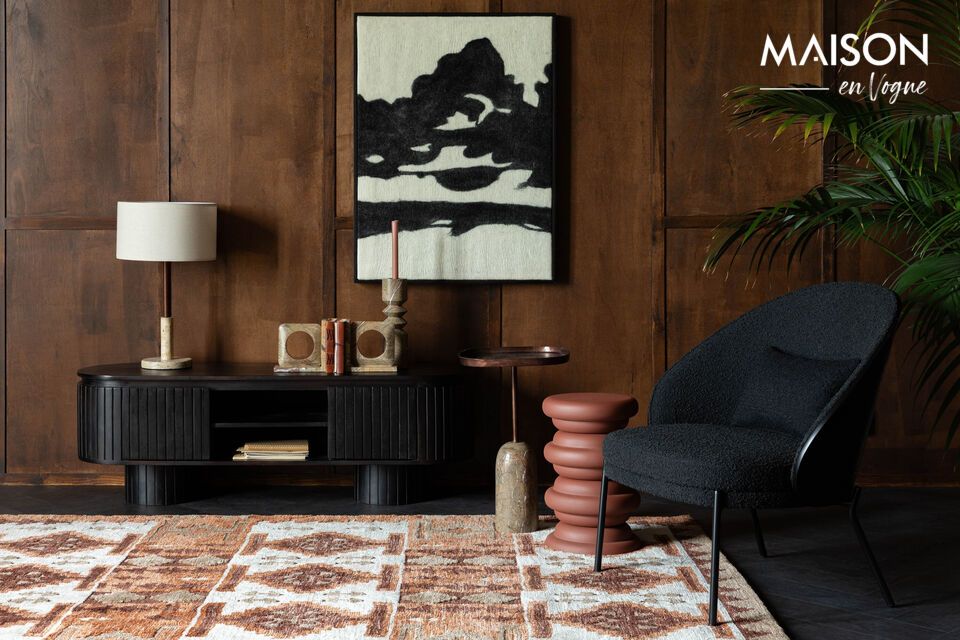 Elegancia en bruto en madera de mango.