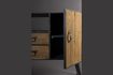 Miniatura Aparador de madera y metal High Gin 4