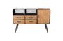 Miniatura Aparador de madera y metal High Gin Clipped