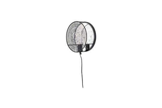 Aplique de metal negro Lea