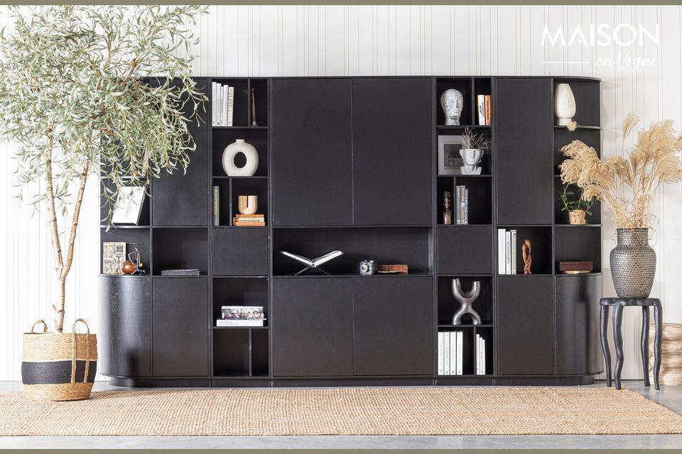 Esto lo convierte en un excelente mueble a la vez decorativo, ergonómico y práctico