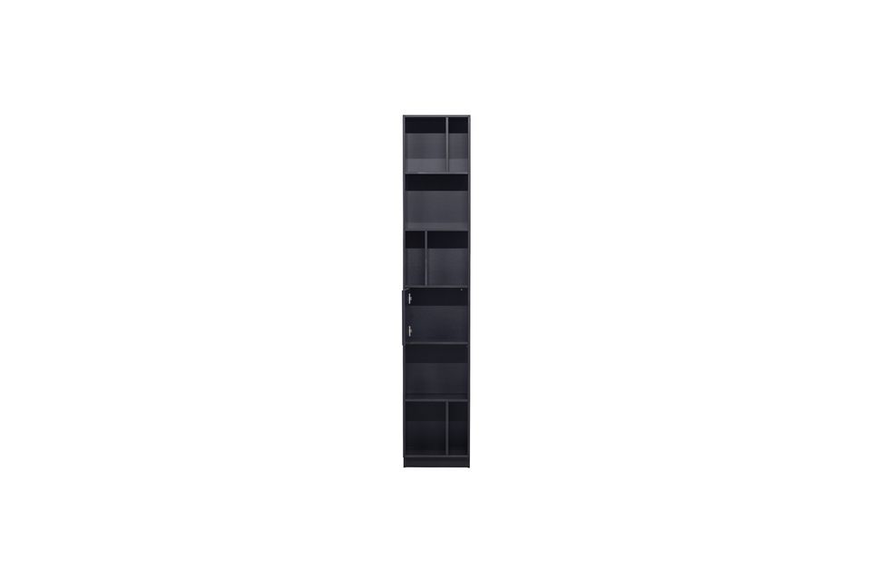 Armario con estantes abiertos en madera negra Finca - 5