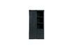 Miniatura Armario con puertas correderas de madera negra Barn 1