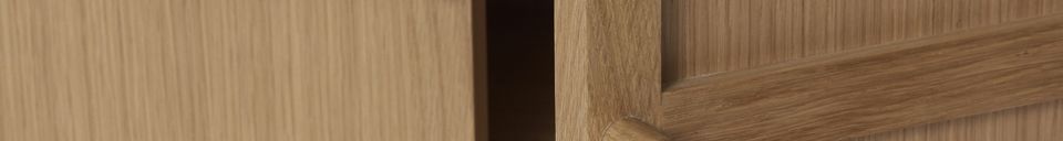 Descriptivo Materiales  Armario de madera beige Candour