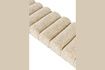 Miniatura Banco de tela beige Jethro 8