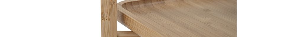 Descriptivo Materiales  Bandeja de bambú Adona