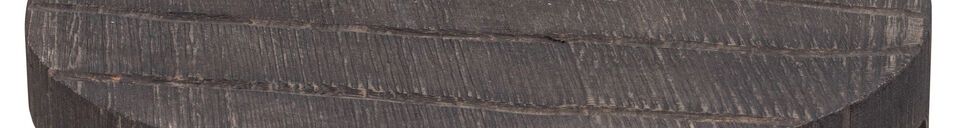 Descriptivo Materiales  Bandeja de madera marrón Chloé