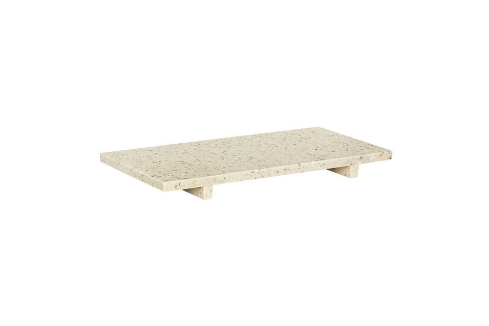 Bandeja de terrazo beige Stone Hübsch