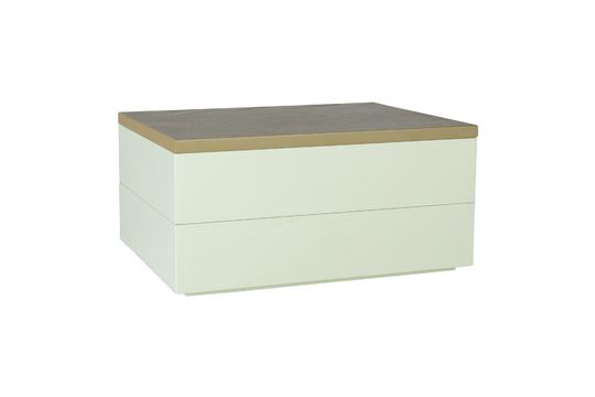 Caja de almacenaje de madera de eucalipto verde Libre Clipped