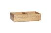 Miniatura Caja de almacenamiento de madera beige Grapa 1