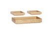 Miniatura Caja de almacenamiento de madera beige Grapa 4