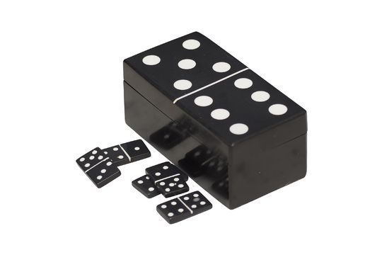 Caja de dominó negra Payns