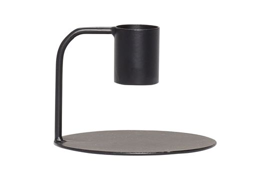 Candelabro de hierro negro Curve Clipped