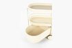 Miniatura Carrito auxiliar de acero beige Trolley 9