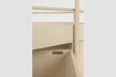 Miniatura Carrito auxiliar de acero beige Trolley 11
