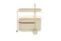 Miniatura Carrito auxiliar de acero beige Trolley Clipped