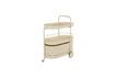 Miniatura Carrito auxiliar de acero beige Trolley 7