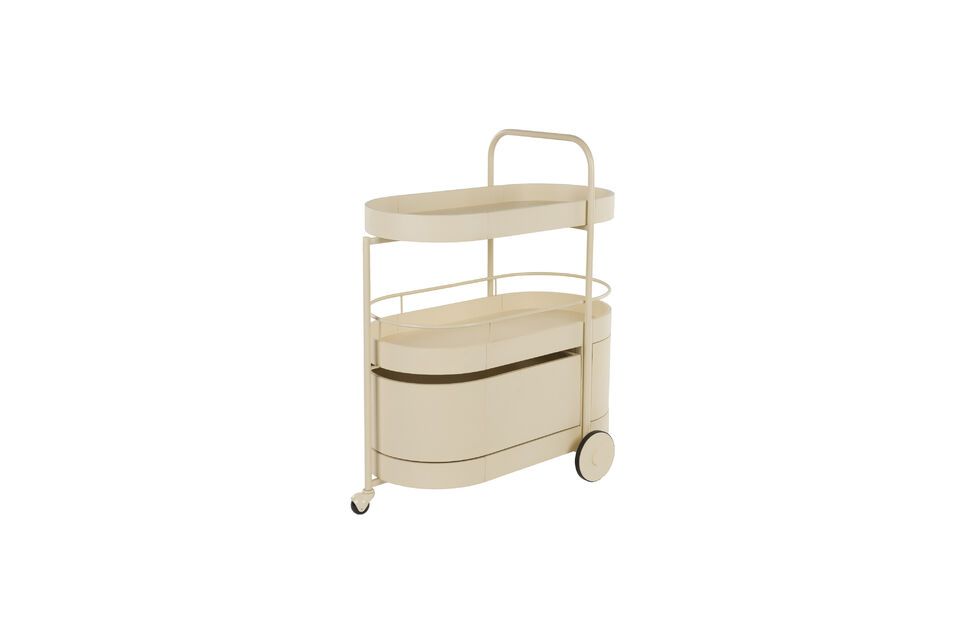 Su tono beige complementa una gama de paletas de colores
