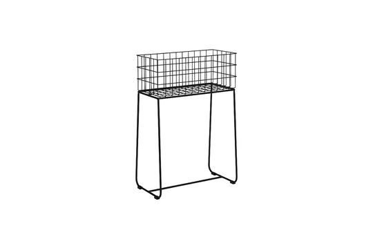 Cesta de almacenamiento Deer en metal negro