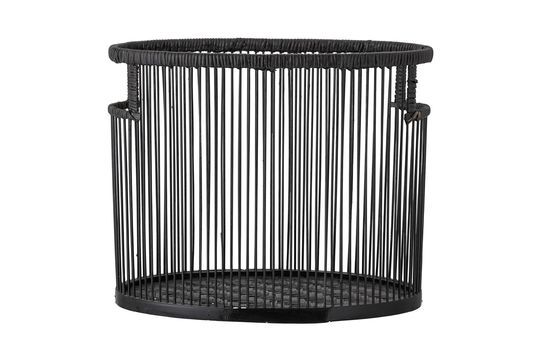 Cesta de bambú negra de Julin Clipped