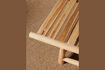 Miniatura Chaise longue de teca beige Bora-Bora 6