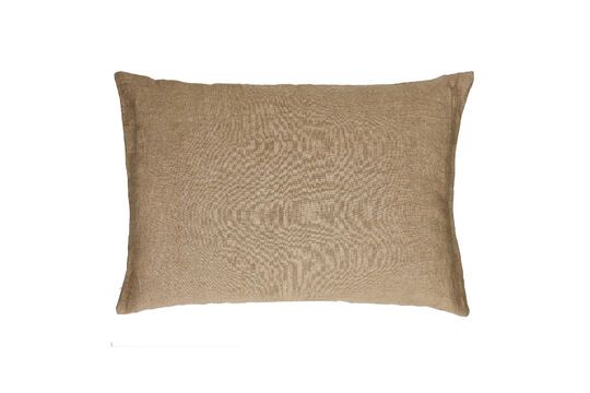 Cojín de algodón ocre Basics