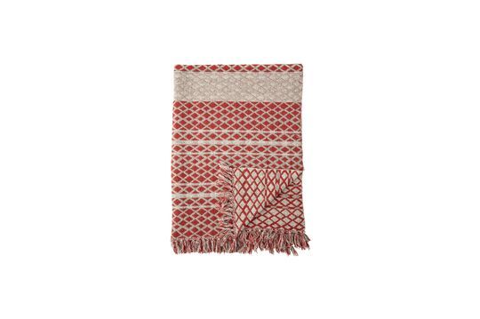 Colcha de algodón reciclado rojo Noilhan