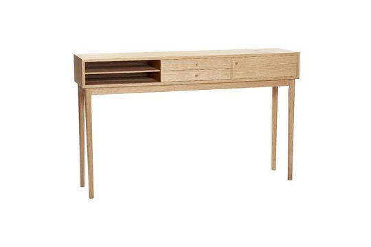 Consola de madera beige con cajones Collect Clipped