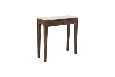 Consola de madera de mango marrón Hauge