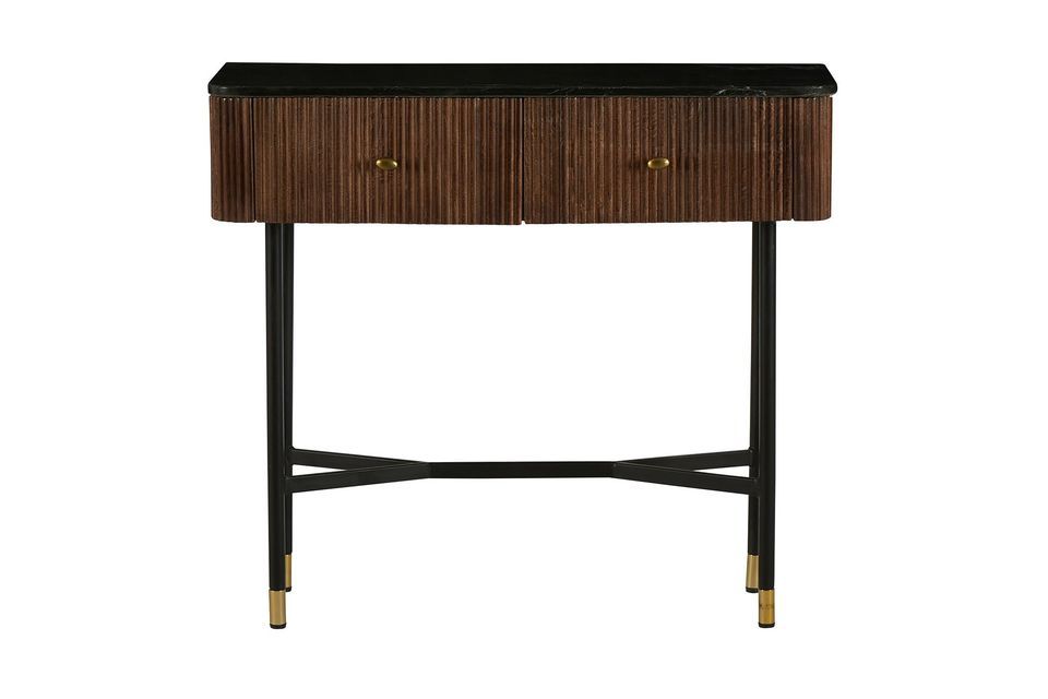 Consola de madera negra Germain Athezza