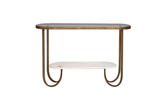 Consola Lahori de metal cobrizo