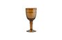 Miniatura Copa de vino de vidrio martillado naranja Marto Clipped