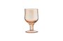 Miniatura Copa de vino de vidrio martillado rojo Marto Clipped