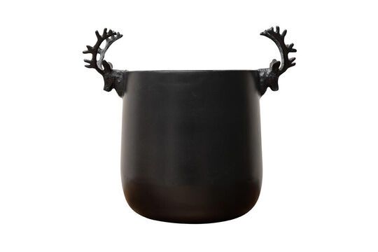 Cubitera de aluminio negro Ciervo